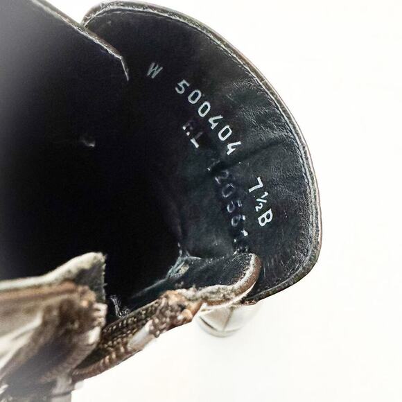 Ralph Lauren Collection Chocolate Brown Bootie Purple Label 1205610 Size 7.5 - Picture 4 of 7